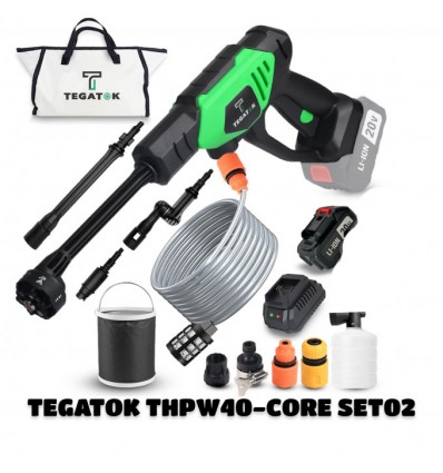 Мойка высокого давления акумуляторная TEGATOK THPW40-CORE SET0220В